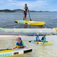 thumbnail image 4 of Paddleboard Tabla de paddle surf inflable para niños 8'x30''x6' Tabla de paddle surf inflable Juego de surf para deportes acuáticos con bomba de paleta Kit de reparación de correa de mochila, 4 of 7