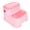 Pink, variant on BIMZUC Kids 2 Step Stool, Anti-Slip Toddler Stool for Bathroom Kitchen Sink Toilet Training Potty Stool, Durable Lightweight Plastic Safety Furniture, Gray, 10.24 in / 26 cm