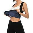thumbnail image 3 of SHCKE Women Body Shaper Slimming Shirt Tummy Vest Thermal Compression Base Layer Slim Tank Top Shapewear Lose Weight Sauna, 3 of 5