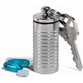 thumbnail image 2 of Nitroglycerin Keychain Pill Holder, Waterproof Stainless Steel Pill Case, USA, 2 of 5