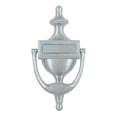 thumbnail image 2 of Deltana DKR75U26D Rustic Victorian 8" Tall Solid Brass Drop Bail Door Knocker - Chrome, 2 of 2