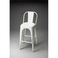 thumbnail image 2 of Beaumont Lane Tabouret de Bar 26 Pouces en Blanc, 2 of 2