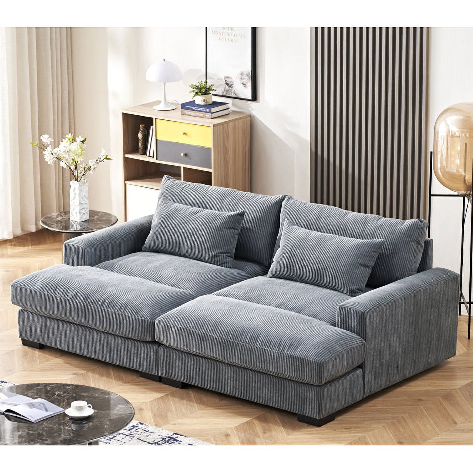 US Pride Furniture 54'' Depth Deep Seated sofa