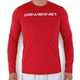 thumbnail image 3 of PowerNet Men's Performance Training Athletic Long Sleeve Shirt Loose Fit, 3 of 4