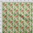 thumbnail image 4 of oneOone Polyester Spandex Brown Fabric Floral Sewing Fabric By The Yard Printed Diy Clothing Sewing Supplies 56 Inch Wide-HI, 4 of 4