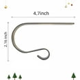 thumbnail image 6 of TETOU Christmas Stocking Holders No-slip Adjustable Hooks for Fireplace Mantel Stocking Hanger Hooks 6pcs, 6 of 12