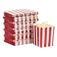 thumbnail image 1 of Mini cajas de palomitas Juvale de papel rojo y blanco, 100 unidades (7,6 x 10 cm), 1 of 7