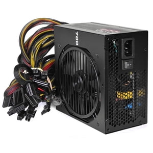 Image of EVGA 700B Bronze 700W 20+4-pin ATX Power Supply w/SATA PCIe & Large 120mm Sleeve Bearing Cooling Fan (Black)