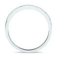 thumbnail image 3 of Women's 1/10 Carat TW 1MM Thin Diamond Wedding Band in 10K White Gold, 3 of 5