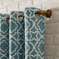 thumbnail image 5 of Sun Zero Barnett Trellis Blackout Grommet Curtain Panel, 5 of 11