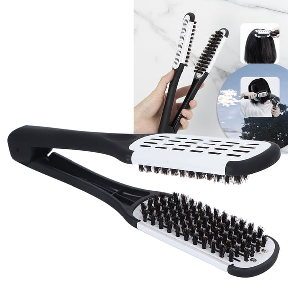 Cepillo Alisador de Barba, Barda Suave y Sedosa, Alisador de Frizz, Ergonímico, Diseño Hueco, Hoja de Aluminio y Abs, paraeo y Peinado