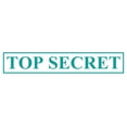 thumbnail image 1 of Printtoo Top Secret Self Inking Rubber Stamp Pre-Inked Office Stamp- Home Office Business Stationery, Green- 42 x 9 mm, 1 of 7