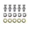 thumbnail image 1 of 10mm Ball Studs with Hardware 5/16-18 Screw Thread 1/2" Long Shank Fits Lift Supports Shocks Struts, 1 of 4