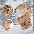 thumbnail image 4 of Unique Bargains 1 Pc Quick-drying Ice Silk Snake Pattern Balaclava Face Mask Brown, 4 of 5