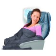 thumbnail image 5 of Cloudz Cozy Compact Airplane Travel Blanket For Your Flight Car Camping Home Or Comforting Warmth Anywhere! - Light Pink, 5 of 5