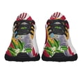 thumbnail image 5 of Florida Mockingbird and Orange Blossom Flower Shoes Sneakers Black Size 5, 5 of 7