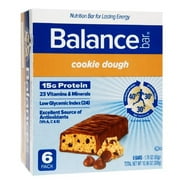 Angle View: Balance Bar Nutrition Bar, Cookie Dough, 1.76 Oz