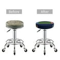 thumbnail image 5 of Round Bar Stool Seat Covers, American Football Field Elastic Round Chair Cover Stool Seat Slipcover Bar Stool Cushions Round Pad for 12-14 inch, 5 of 7