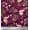 Dark Magenta, variant on Soimoi Cotton Voile Fabric Leaves & Flower Decor Fabric Printed Yard 56 Inch Wide