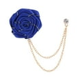 thumbnail image 3 of FVDPWYE Flower Chain Brooch Lapel Pin Fashion Accessories Suit Pin for Stage Performance Blue, 3 of 9