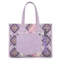 thumbnail image 3 of Wrangler Aztec Tote Bag for Women Western Purses and Handbags, Pastel Purple, 3 of 8
