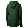 thumbnail image 3 of Women's Cutter & Buck Green Michigan State Spartans Adapt Eco Knit Hybrid Recycled Full-Zip Hoodie, 3 of 3