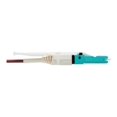 thumbnail image 5 of Eaton Tripp Lite Series 400G Duplex Multimode 50/125 OM4 Fiber Optic Cable (CS-PC/CS-PC), Round LSZH Jacket, Magenta, 5 m - Network cable - CS/PC multi-mode (M) push/pull to CS/PC multi-mode (M) push/pull - 5 m - fiber optic - duplex - 50 / 125 micron - OM4 - white, magenta, aqua, 5 of 5