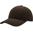 thumbnail image 1 of Atlantis  Adult Cordy S Corduroy Recycled Baseball Cap, 1 of 3