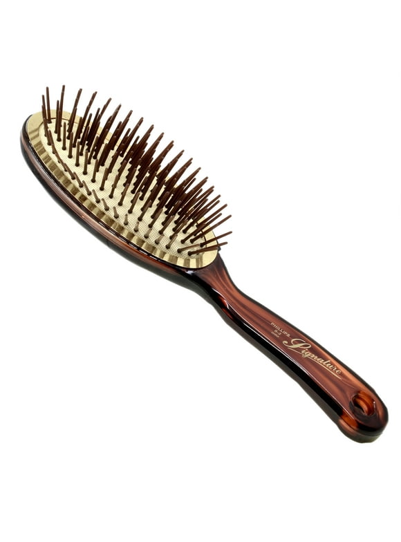 Wooden Bristle Detangling Cushion Hair Brush