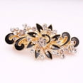 thumbnail image 3 of Zhaomeidaxi 1 Piece Crystal Rhinestones Hair Barrettes Flower Butterfly French Clip Vintage Spring Hair Clips Bridal Hair Jewelry for Women Girls, 3 of 3