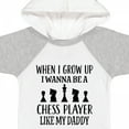 thumbnail image 4 of Inktastic Future Chess Player Like Daddy Boys or Girls Baby Bodysuit, 4 of 5