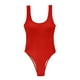 thumbnail image 2 of Toystoory Mono de mujer traje de baño de verano sin espalda sin mangas traje de baño ropa de playa ropa de deportes acuáticos al aire libre Traje de baño Rojo METRO, 2 of 6