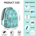 thumbnail image 6 of "Bohemian Campus Backpack - 17” Laptop Sleeve, Tribal Print, Water-Resistant Oxford Fabric, Large Capacity for School & Travel", 6 of 6