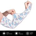 thumbnail image 3 of Uemuo Cute Poodle Dog Printed Arm Sleeves, Cooling UV Sun Protection Sports Compression for Men/Women, 3 of 8