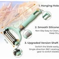 thumbnail image 4 of Vegetable Peeler Set 3 In 1 Potato Peelers Spin Blade Peeler, 4 of 6