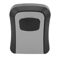 thumbnail image 2 of Caja de seguridad portátil de aleación con combinación de 4 dígitos para llaves, para uso en exteriores, garajes, color gris., 2 of 14