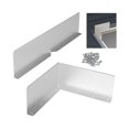 thumbnail image 3 of 6 Pcs Gutter Valley Splash Guards,Rain Gutter Valley Roofing Gutter Guards, Diverter Roof Rain Dive, 3 of 5