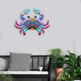 thumbnail image 2 of Conjunto familiar de decoración de pared de caballito de mar multicolor para patio y baño Púrpura, 2 of 8