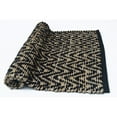 thumbnail image 4 of Benzara CHN-CHR021-1 Jute & Cotton Chenille Rug - Black, 4 of 5
