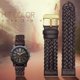 thumbnail image 2 of Correa de cuero suave de 20 mm y 22 mm para reloj Fossil Bul-gari BVL102929 Huawei GT, cadena de reloj de piel de vaca tejida, correa de reloj retro vintage, 2 of 5