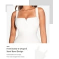 thumbnail image 3 of SMZ Square Neck Bodysuit for Women Sleeveless Tummy Control Slimming Bodysuit Going Out Tank Tops, 3 of 11