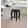 thumbnail image 4 of Linon San Francisco 24" Backless Square Top Counter Stool, Multiple Sizes & Colors, 4 of 5