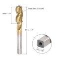 thumbnail image 2 of Unique Bargains 1/2-13 UNC High Speed Steel Machine 3 Spiral Flutes Thread Tap Titanium Plated, 2 of 5