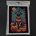 thumbnail image 3 of Carolines Treasures DAC1528GCA7P 5 x 7 in. Unisex Pug Witchy Halloween Greeting Cards & Envelopes - Pack of 8, 3 of 3