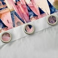 thumbnail image 4 of Homewish Kids Princess Castle Curtains Pack of 2 (42x84 Each), Pink Watercolor Bowknot Curtains Blackout, Oil Printing Bedroom Curtains, Blackout Curtains Decor, 4 of 6