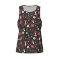 thumbnail image 4 of Fotbe Fly Agaric and Flowers Pattern Men's Quick Dry Workout Tank Top Gym Muscle Tee Fitness Bodybuilding Sleeveless T Shirt Breathable Workout Shirt-XX-Large, 4 of 9