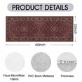 thumbnail image 6 of Washable Kitchen Runner Rug 60" x 22", Non-Slip Low Profile Kitchen Rug, Vintage Distressed Medallion Oriental Area Rug for Kitchen, Hallway & Laundry Room, 6 of 6