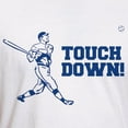 thumbnail image 3 of CafePress - Touchdown Homerun Baseball Football Sports Men's C - Fitted T-Shirt, Vintage Fit Soft Cotton Tee, 3 of 4