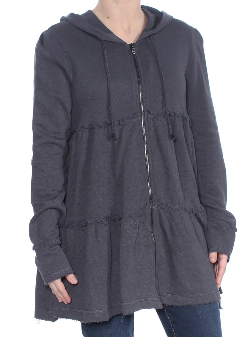 free people zip up hoodie