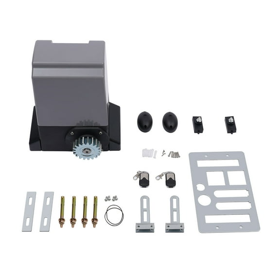 550W,2700lb,Automatic Electrico Sliding Gate Opener Motor W/2 Remotes